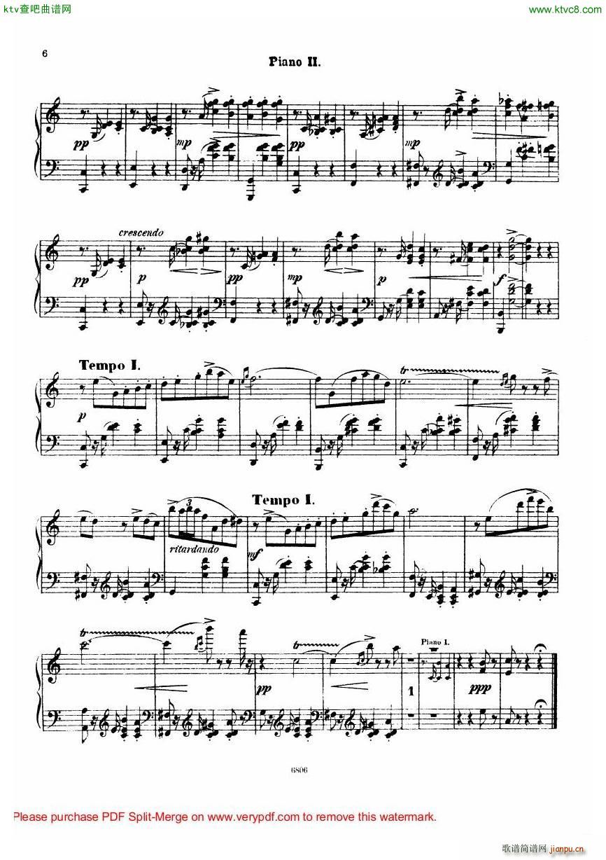 Arensky op 23 Suite No 2 Silhouettes(钢琴谱)27