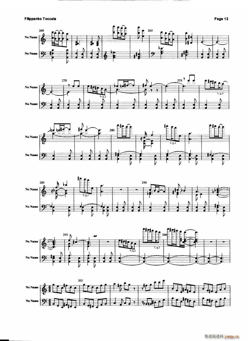 Filippenko Toccata Toccata(十字及以上)12