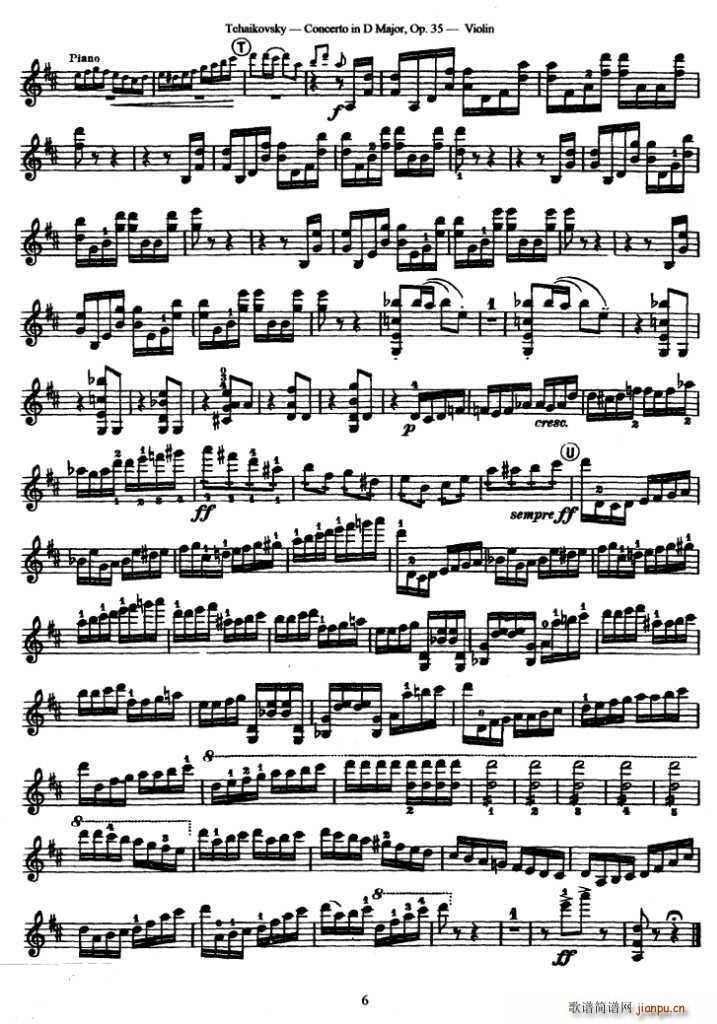 Concerto in D Major.Op.35(十字及以上)6