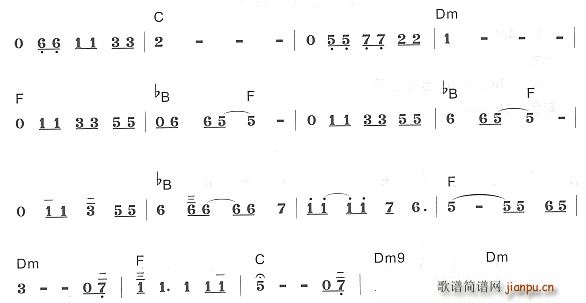 寂静之声2(电子琴谱)1