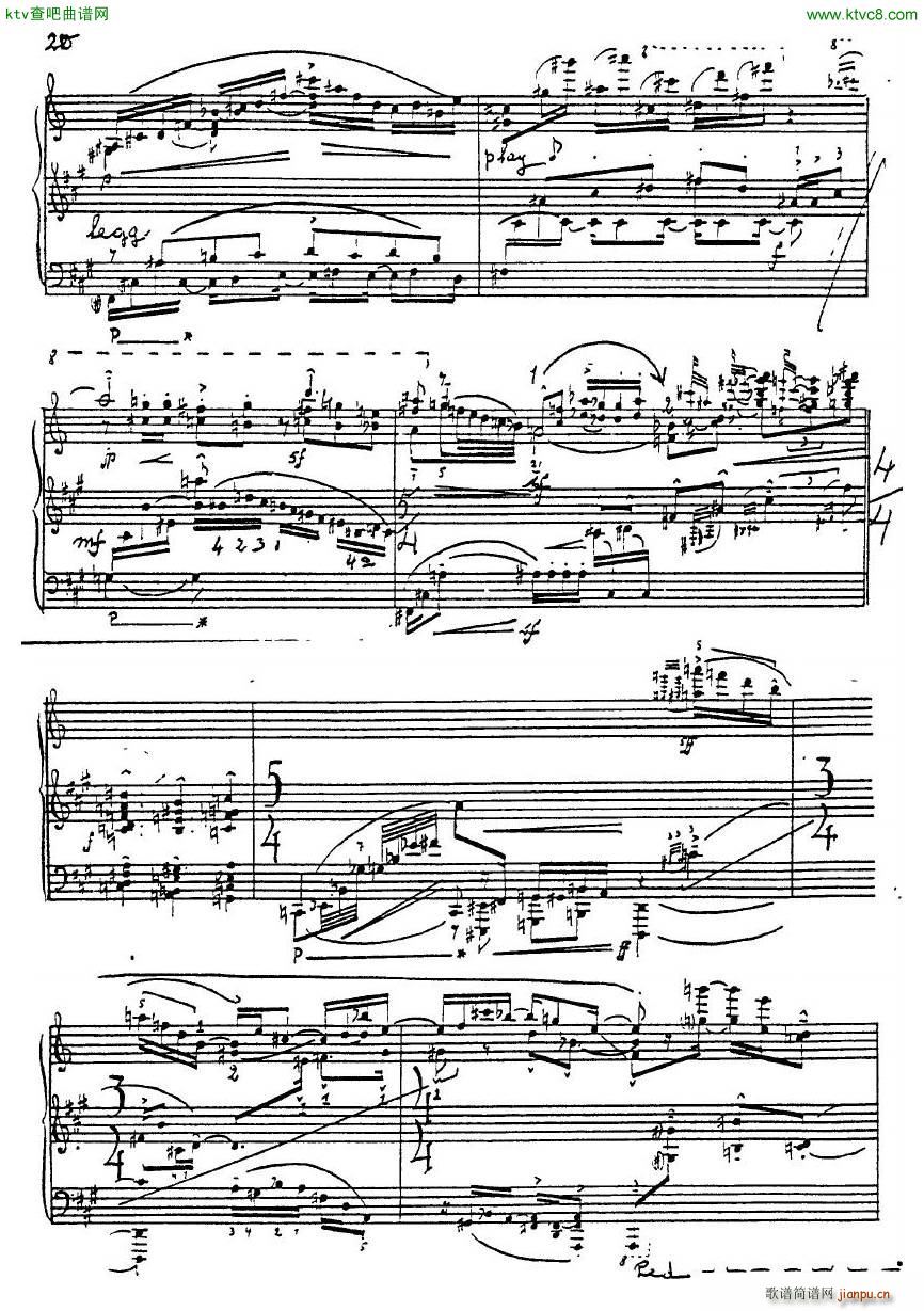 Eckhardt Grammate Sonata no 4(钢琴谱)21