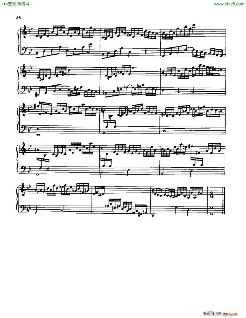 H ndel 1 Suiten for Piano Book 2(钢琴谱)37