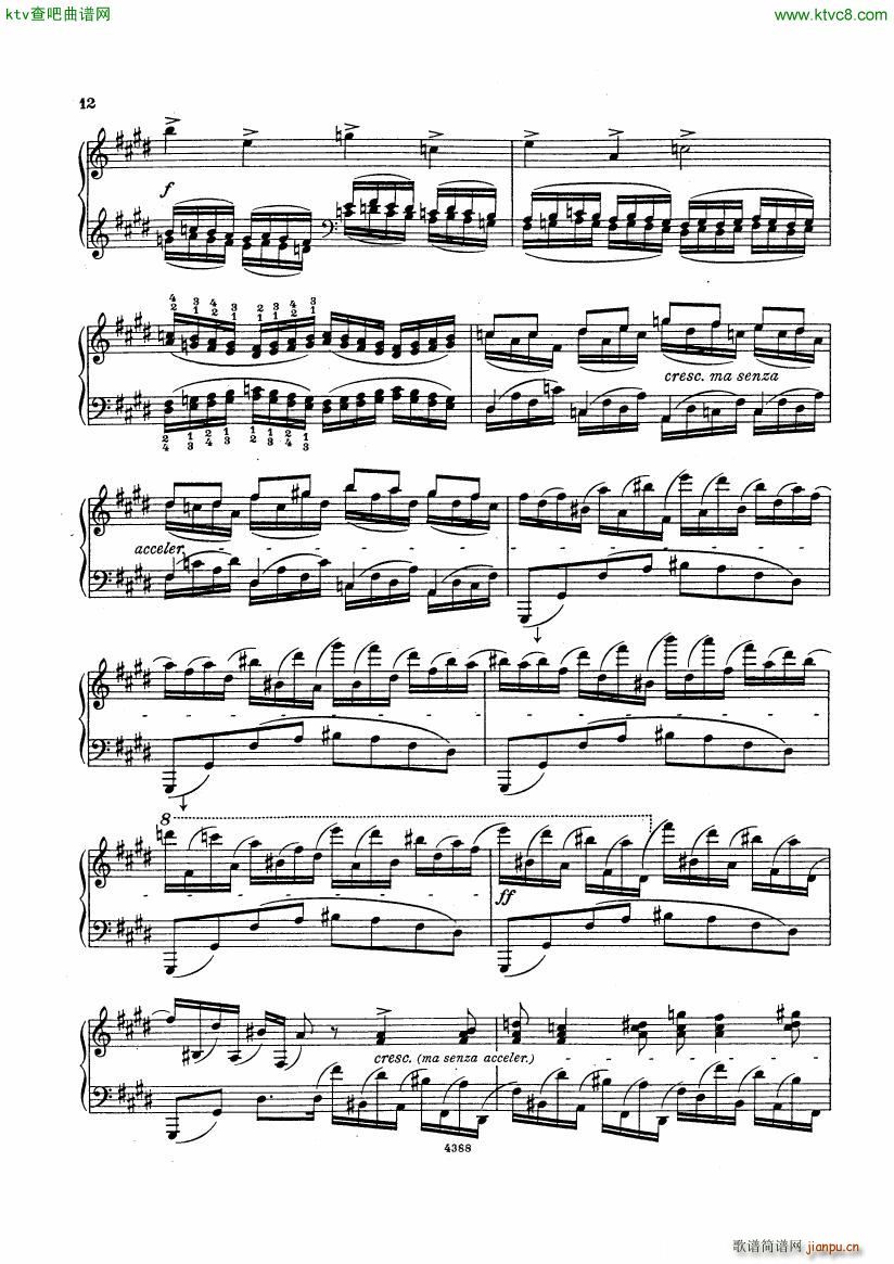 Bortkiewicz Op29 12 Etudes Nouvelles Book 1(钢琴谱)11