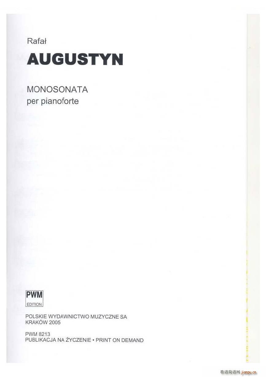 Augustyn Rafal Monosonata Monosonata(十字及以上)1