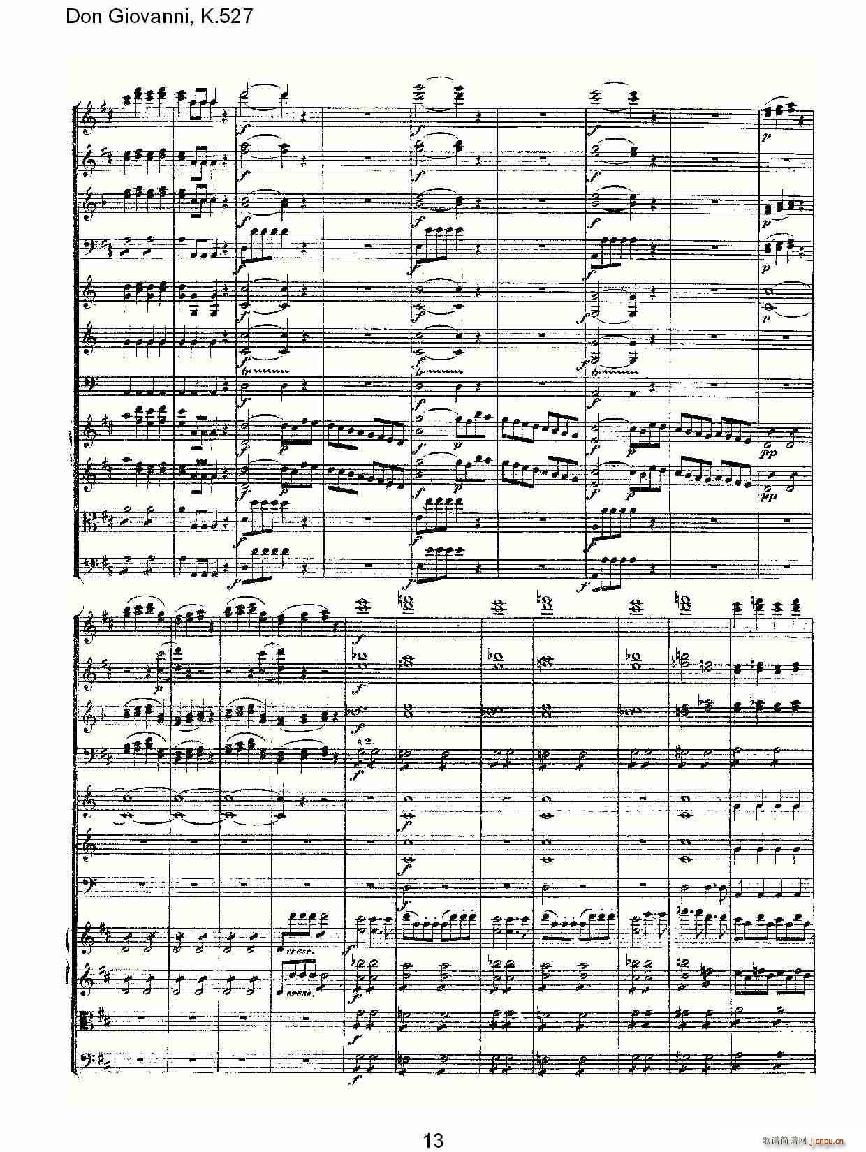 Don Giovanni, K.527(十字及以上)13