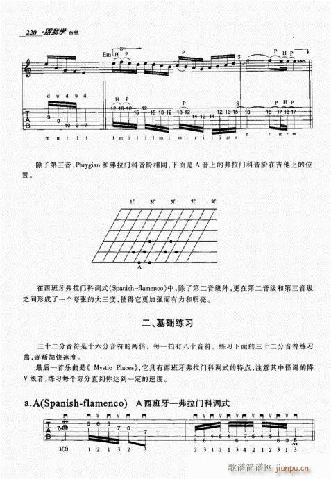 跟我学吉他201-220(吉他谱)20