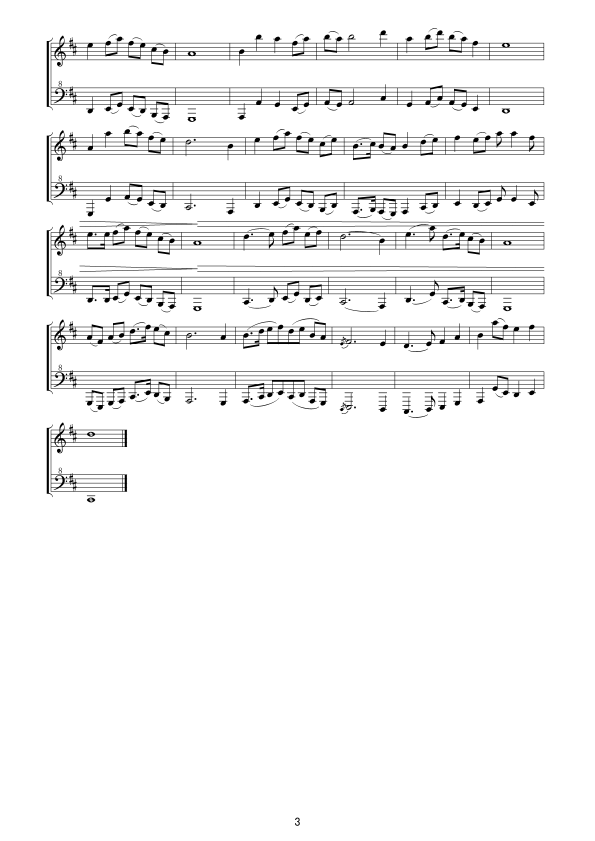 忆江南线谱(二胡谱)3