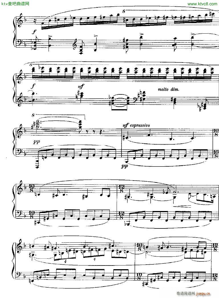 Charles Tomlinson Griffes Piano Sonata 1919(钢琴谱)5