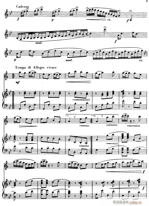 迎新春舞曲 单簧管 5(单簧管谱)1