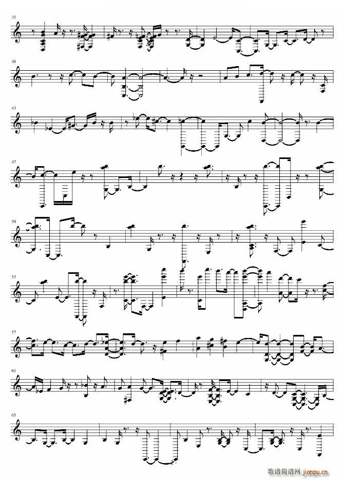 梦终(二字歌谱)3