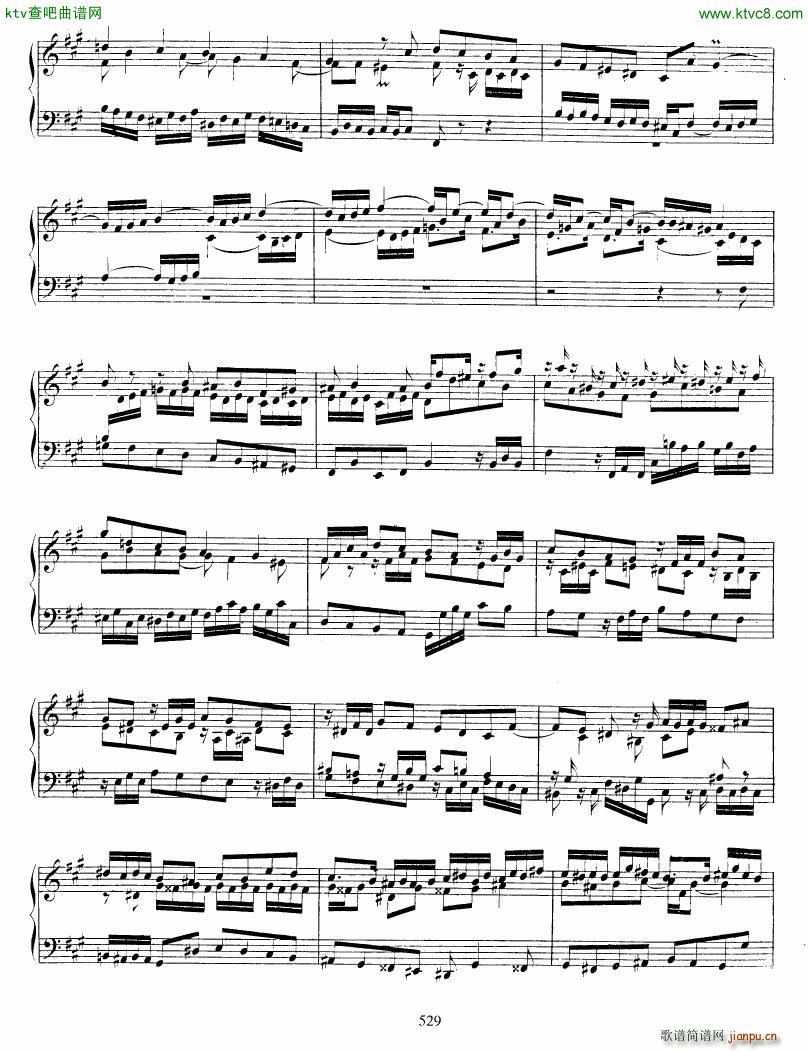 Bach JS BWV 910 Toccata in f(钢琴谱)6