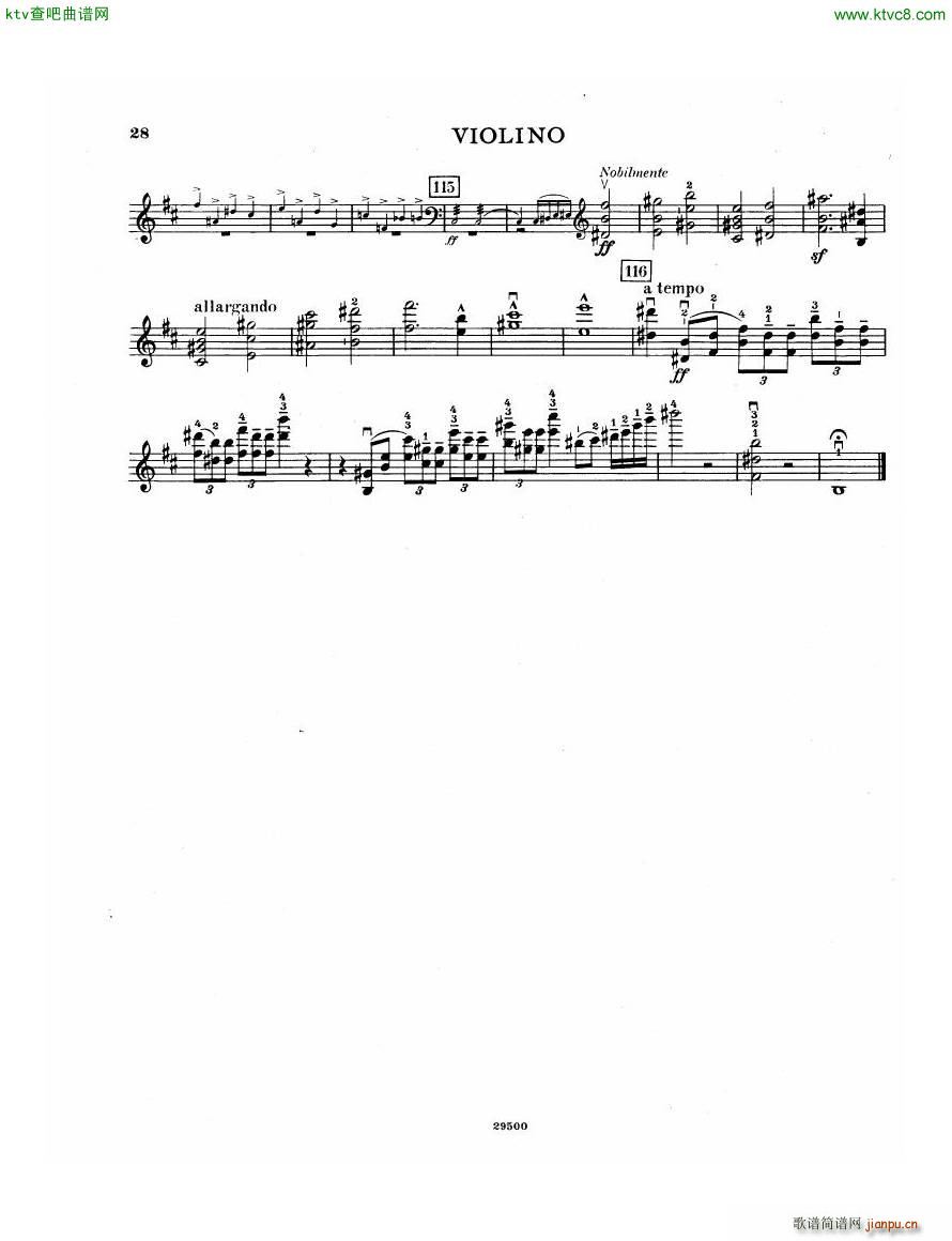 Elgar Violin Concerto Vn(钢琴谱)28