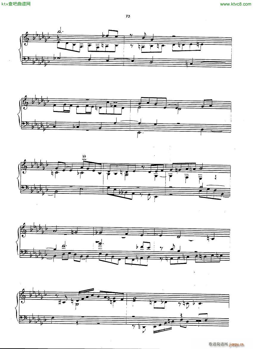 Gulda Prelude Fugue(钢琴谱)10