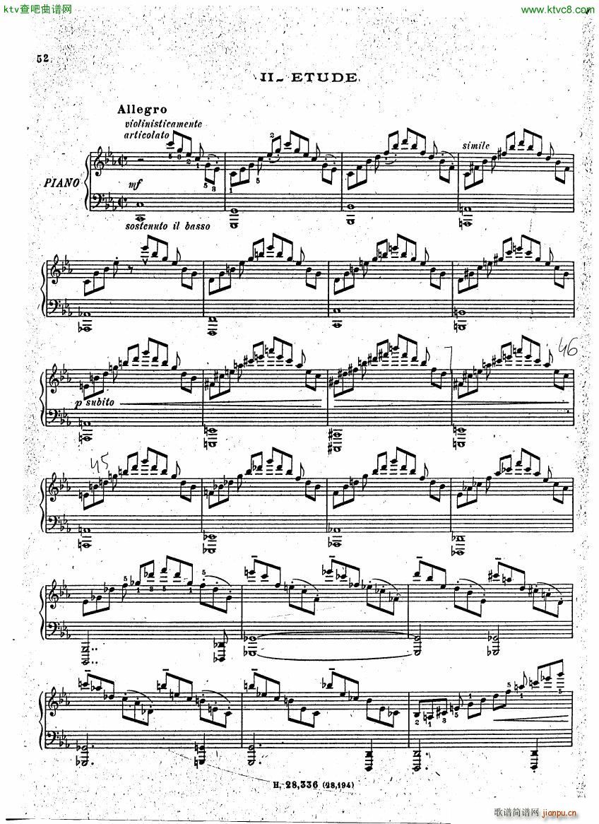 BUSONI Prelude and Study in Arpeggios(钢琴谱)6