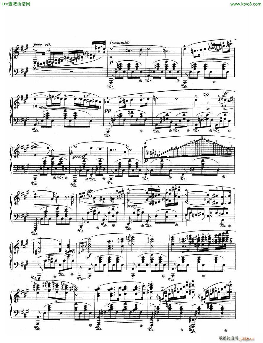 Chopin Allegro de Concerto Op 46(钢琴谱)21