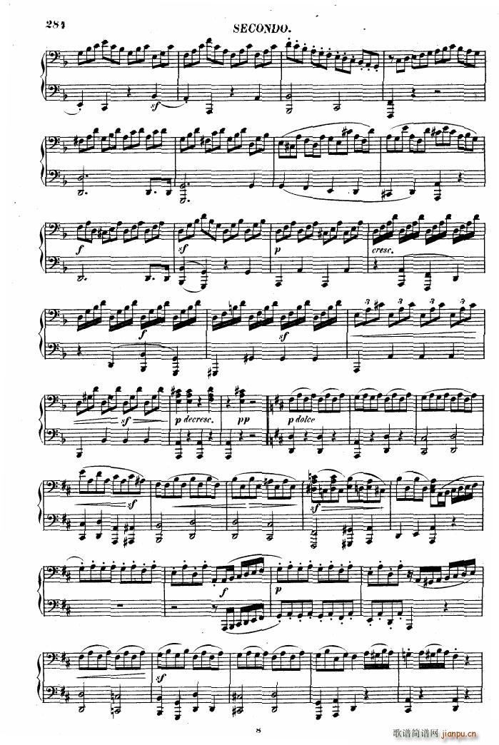 Beethoven op 6 Sonata 2 pno(钢琴谱)7