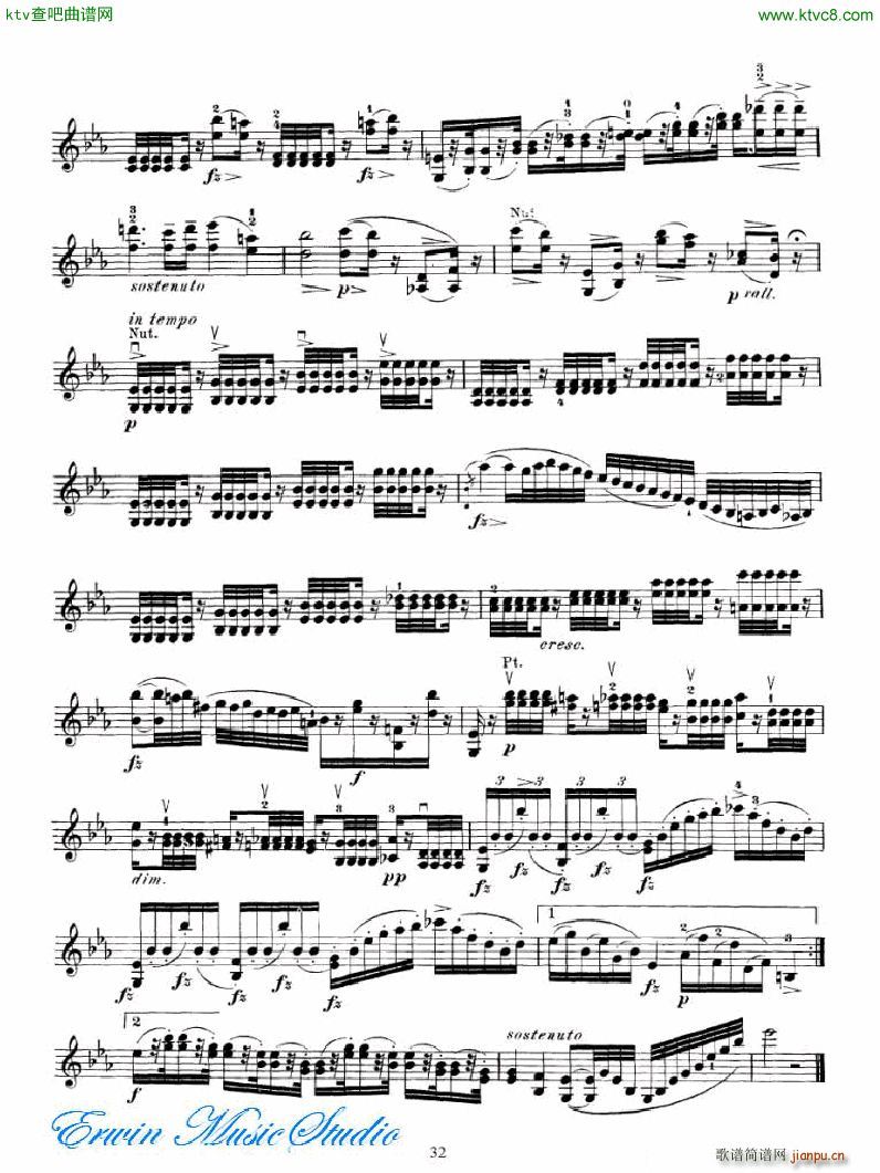 马扎斯 75首渐进式旋律练习 图书2 27首Brilliante 练习3(十字及以上)1