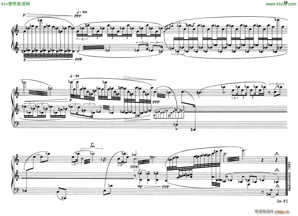 Berio 6 Encores for Piano(钢琴谱)13