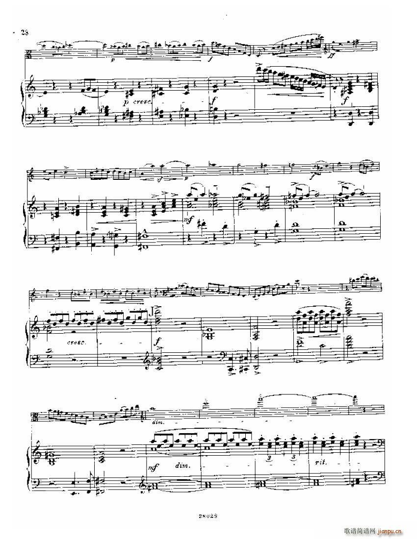 Bowen Viola Sonata No 1 part 2(钢琴谱)8