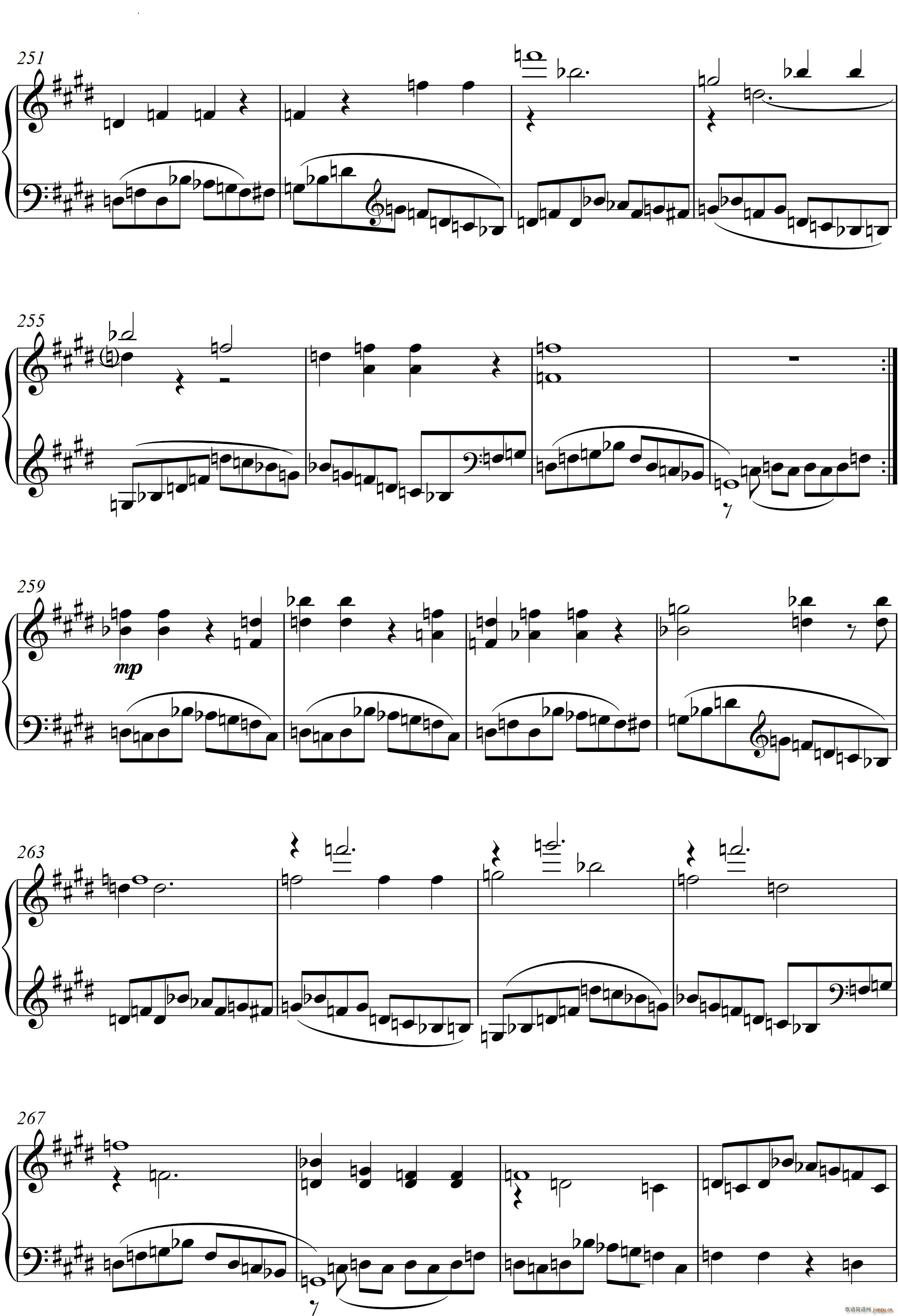 第22钢琴奏鸣曲 信仰 Piano Sonata No`22四个乐章(钢琴谱)20