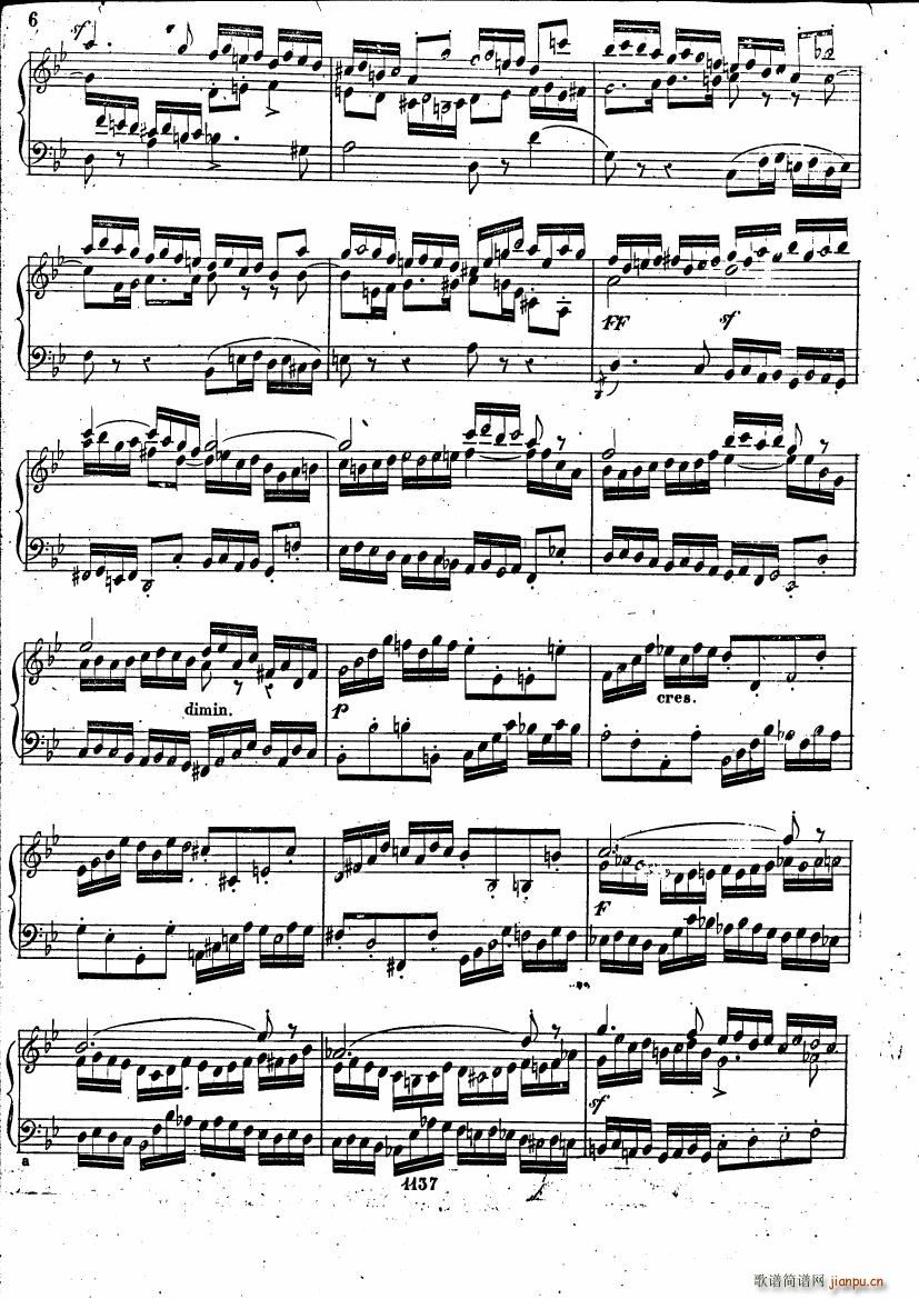 Czerny Impromptu Fugue(钢琴谱)5
