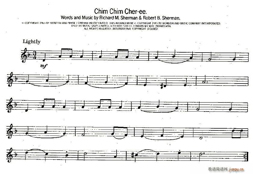 Chim Chim Cher-ee(十字及以上)1