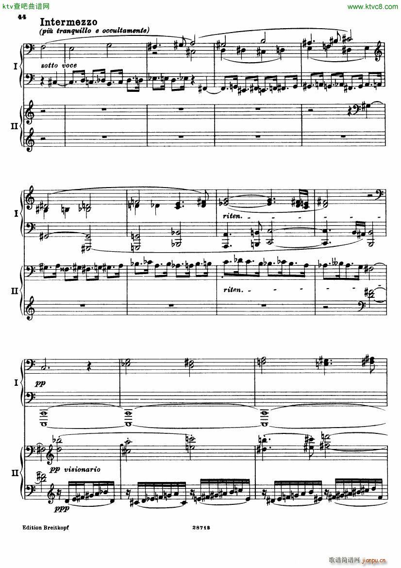 Busoni Fantasia contrappuntistica 2p 2(钢琴谱)10