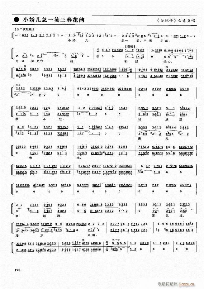 京剧二百名段 唱腔 琴谱 剧情180 240(京剧曲谱)18
