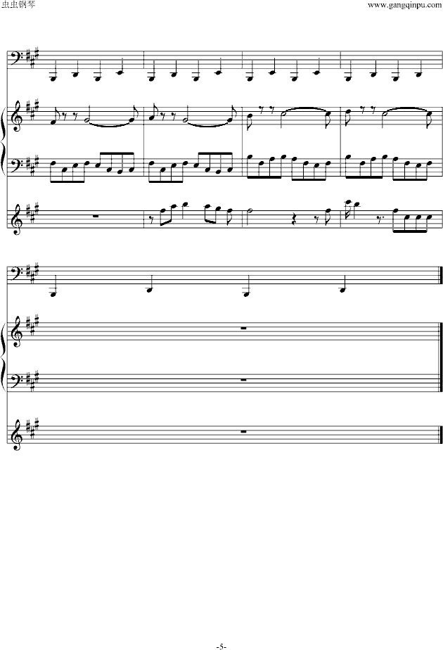 Billie jean(钢琴谱)5