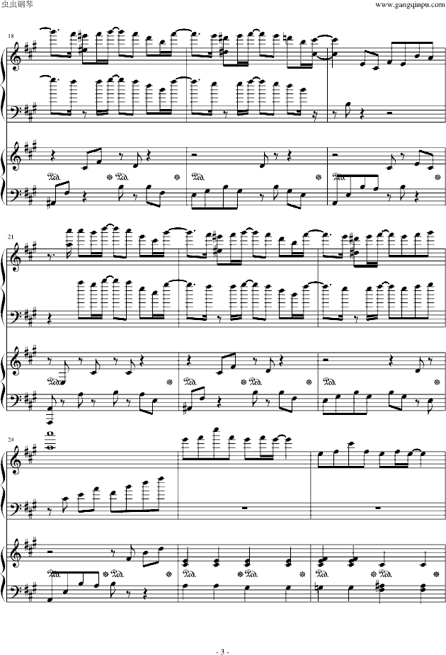 诗意鸣奏曲 四手联弹(钢琴谱)3