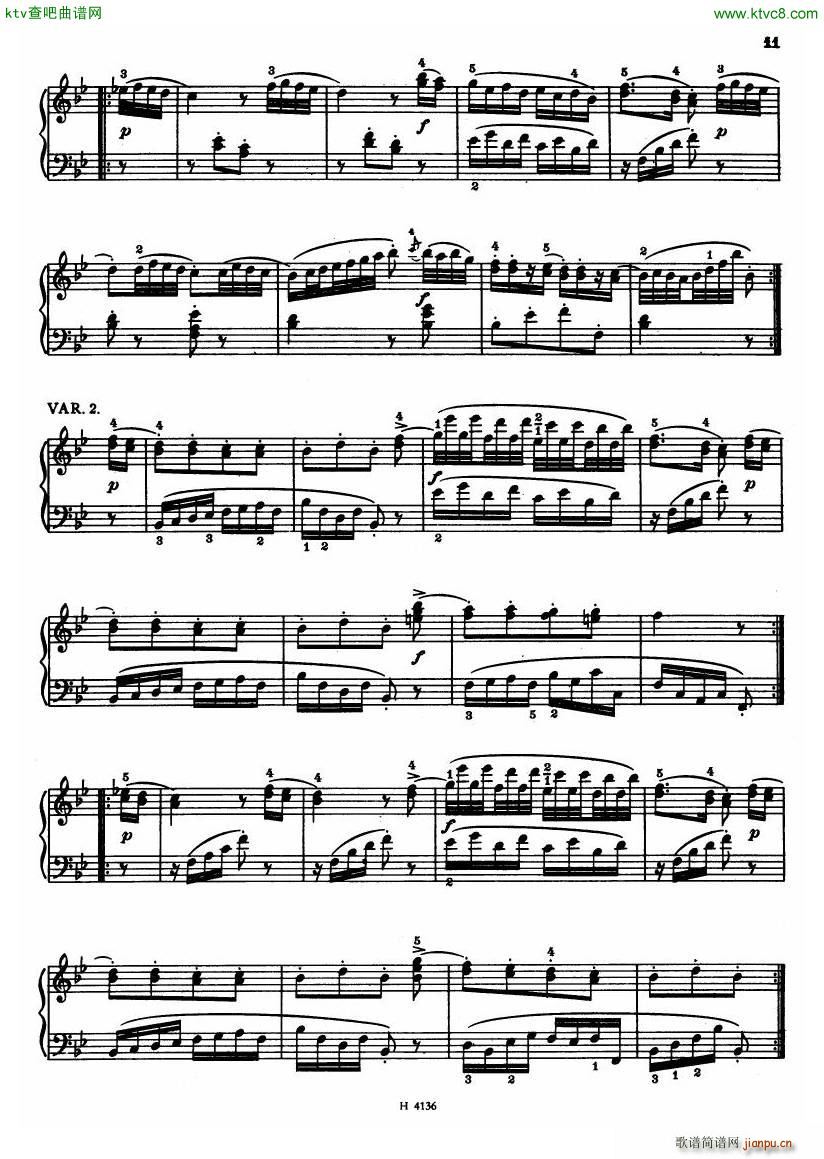 Czech piano variations from 18th century(钢琴谱)9