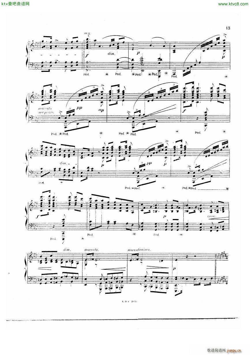 Chaminade 21 PianoSonata(钢琴谱)14