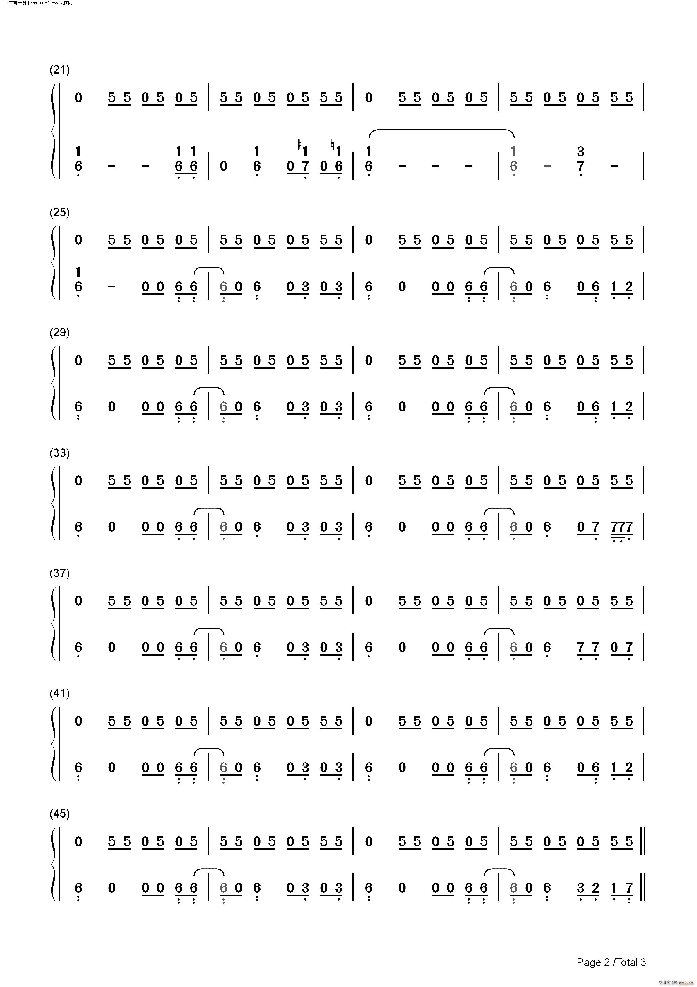 Out West(钢琴谱)6