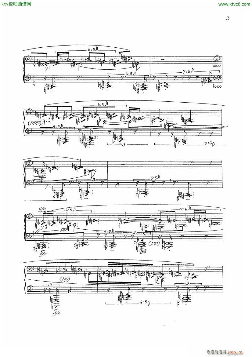 finnissy michael verdi transcription no 01(钢琴谱)5