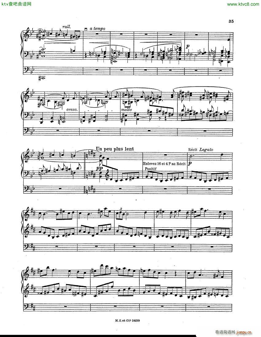 Berthier Paul Variations pour Grand orgue(钢琴谱)6