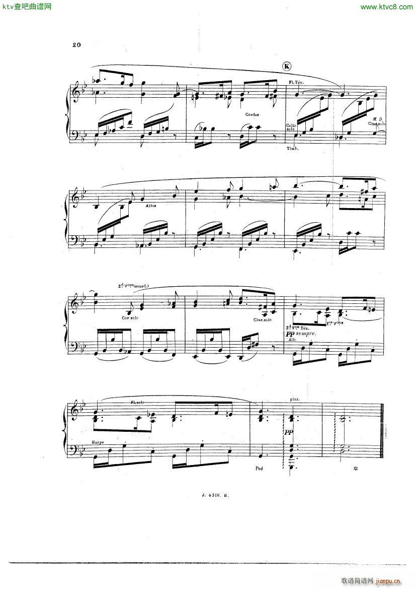 Fauré op 78 Sicilienne(钢琴谱)6