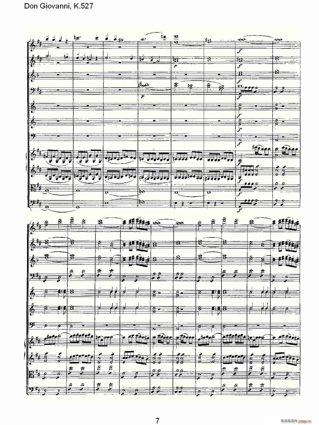 Don Giovanni, K.527(十字及以上)7