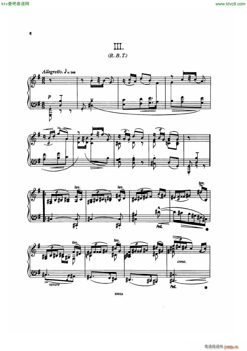 Edward Elgar Enigma Variations Op 36(钢琴谱)7