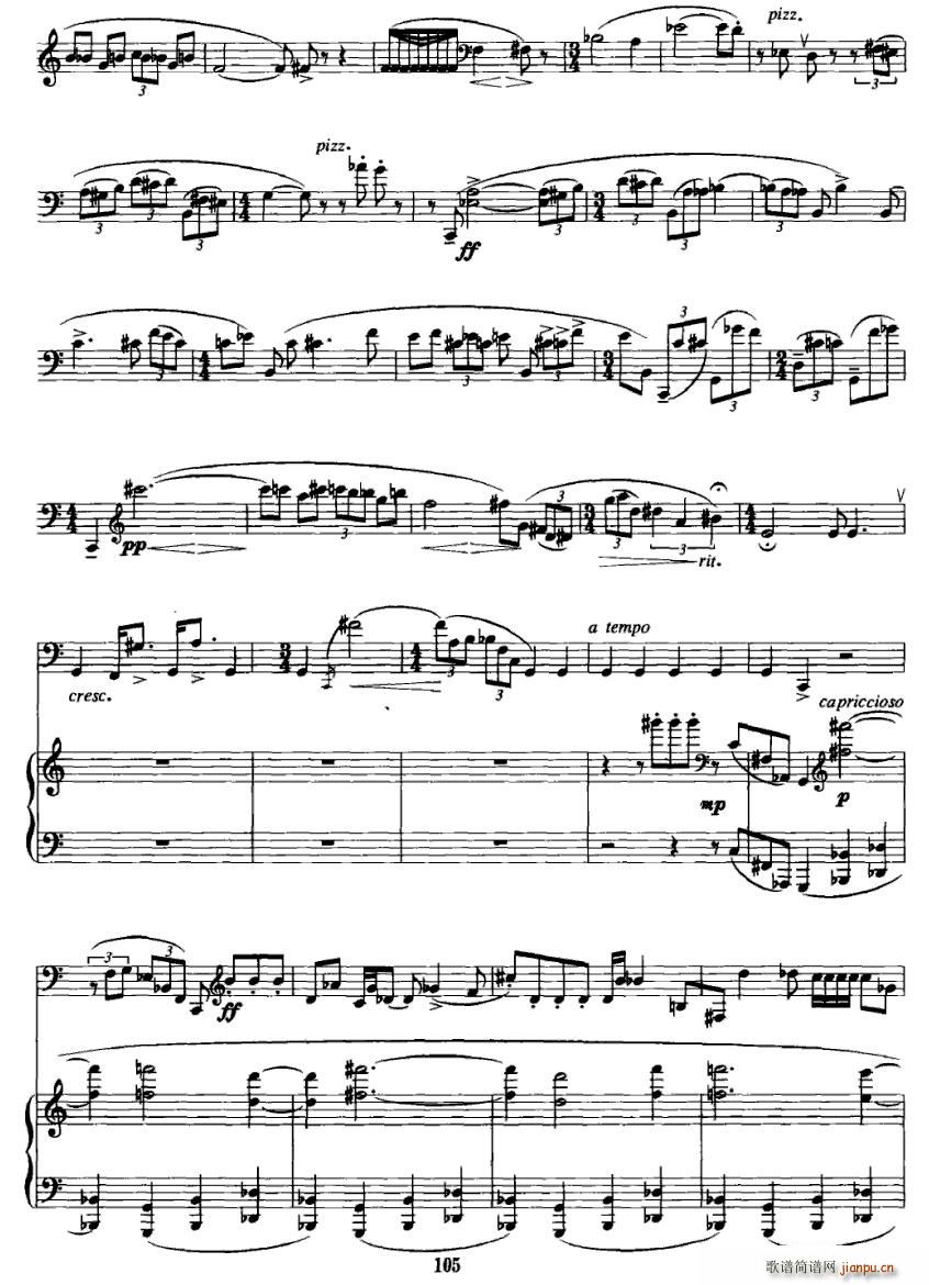 致战争受难者(大提琴谱)10