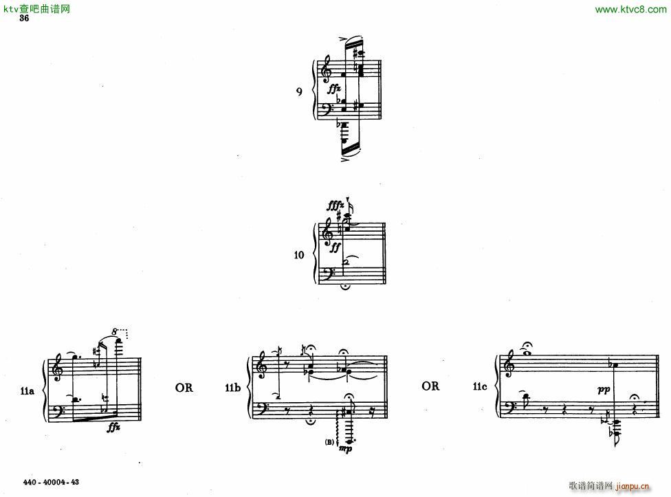 Bolcom 12 etudes for piano(钢琴谱)36