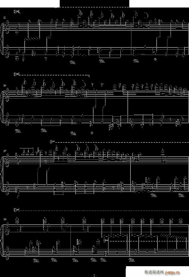 钟 鸠玖简易改编版(钢琴谱)3