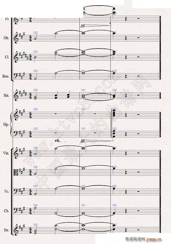 苏尔维格之歌 管弦乐(总谱)17