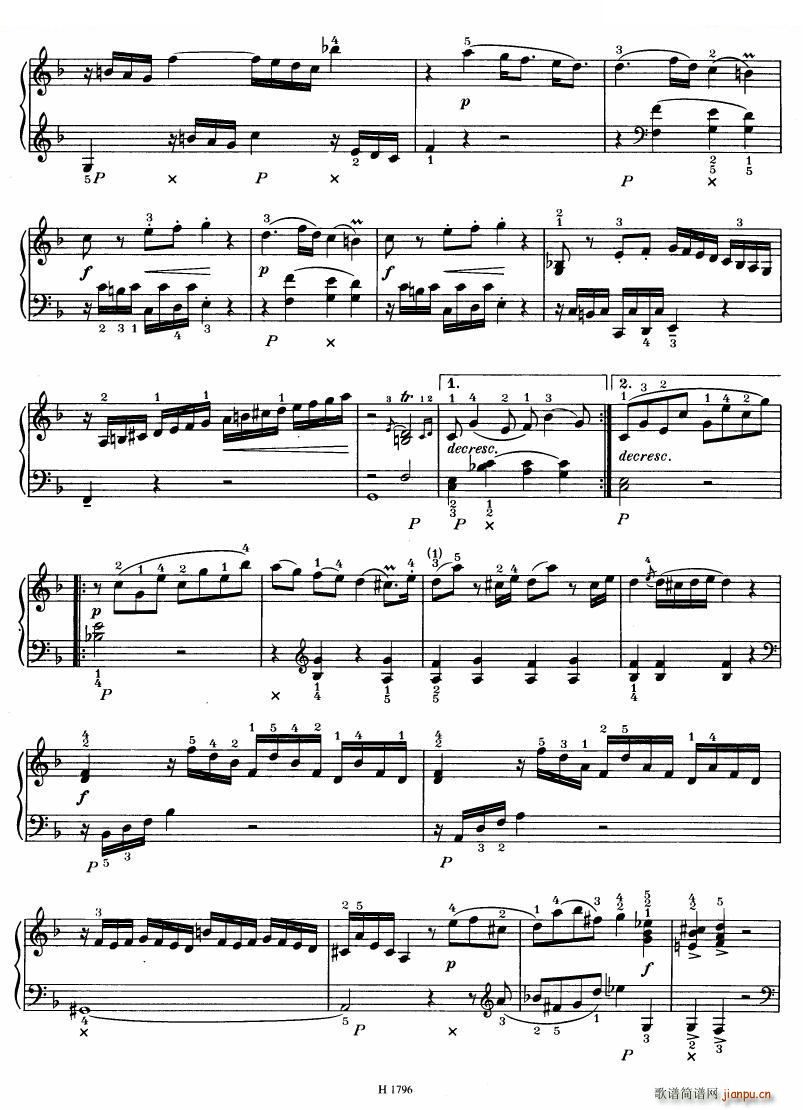 Benda 16 Sonatas 三 16 Sonatas 三(十字及以上)35