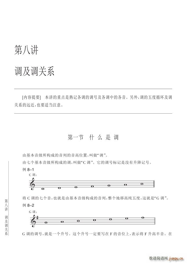 其他 第8讲调与调的关系第86页第1节什么是调(十字及以上)1