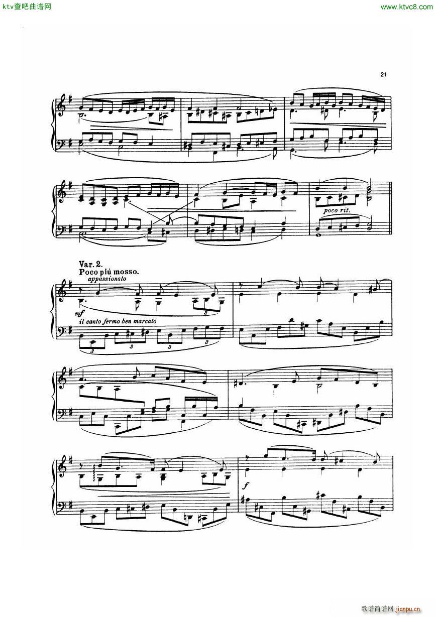 Dohnanyi 17 3 5 Humoresken Pavane(钢琴谱)3