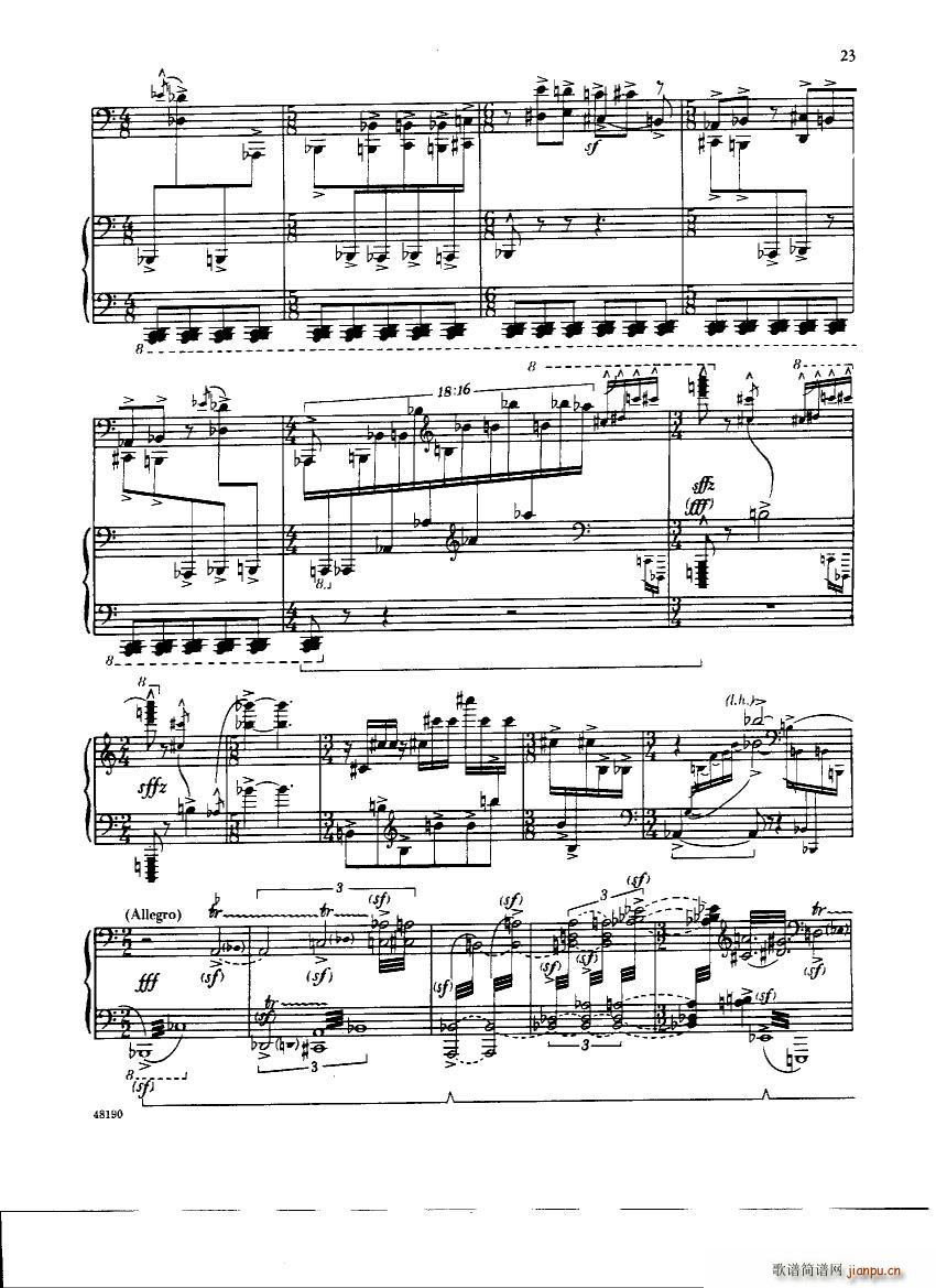 Corigliano Etude Fantasy Etude Fantasy(十字及以上)24