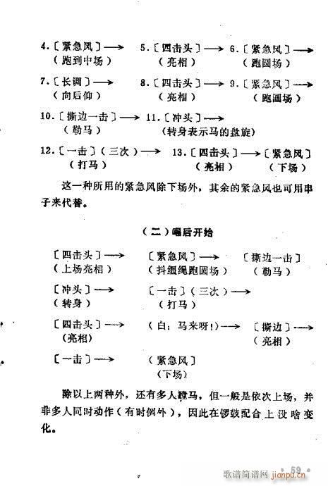 豫剧锣鼓经41-60(豫剧曲谱)19