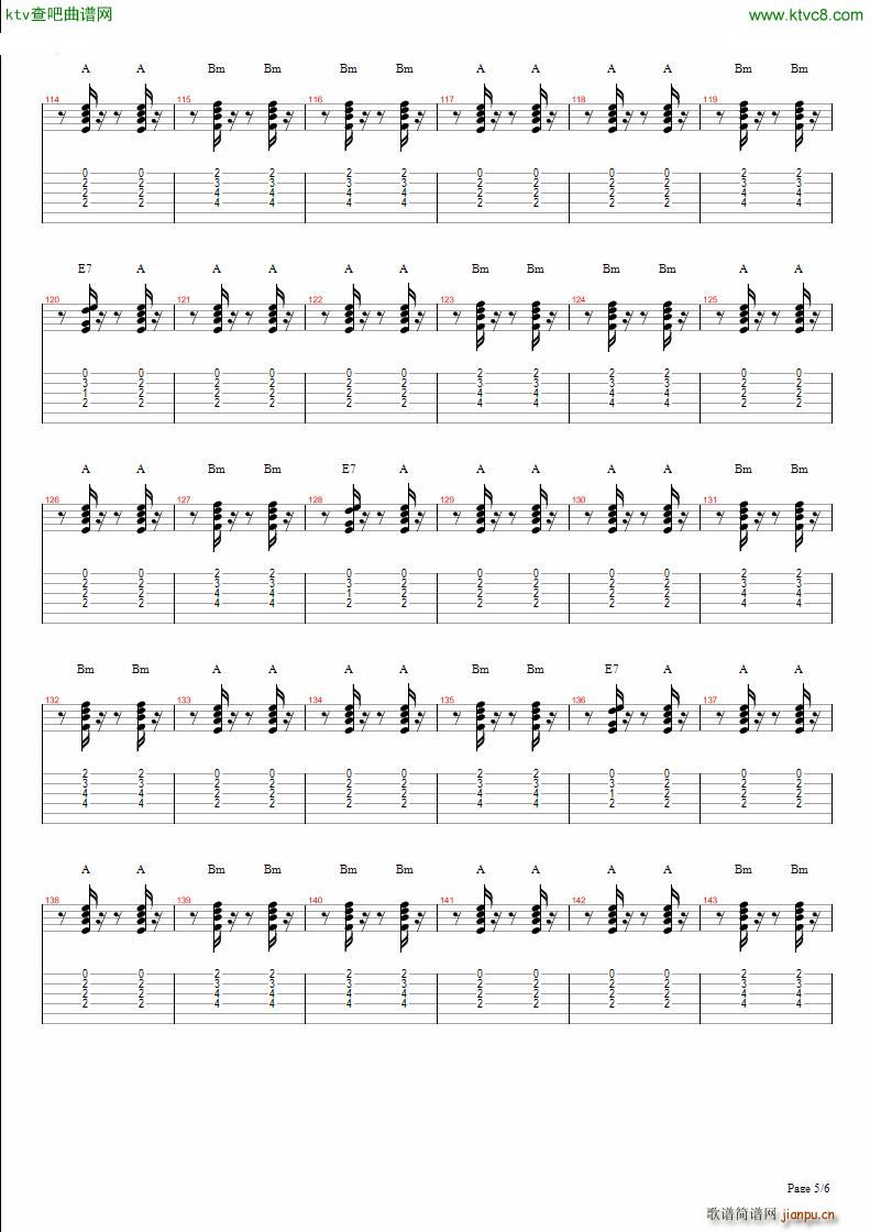 Devi s Dream(吉他谱)5