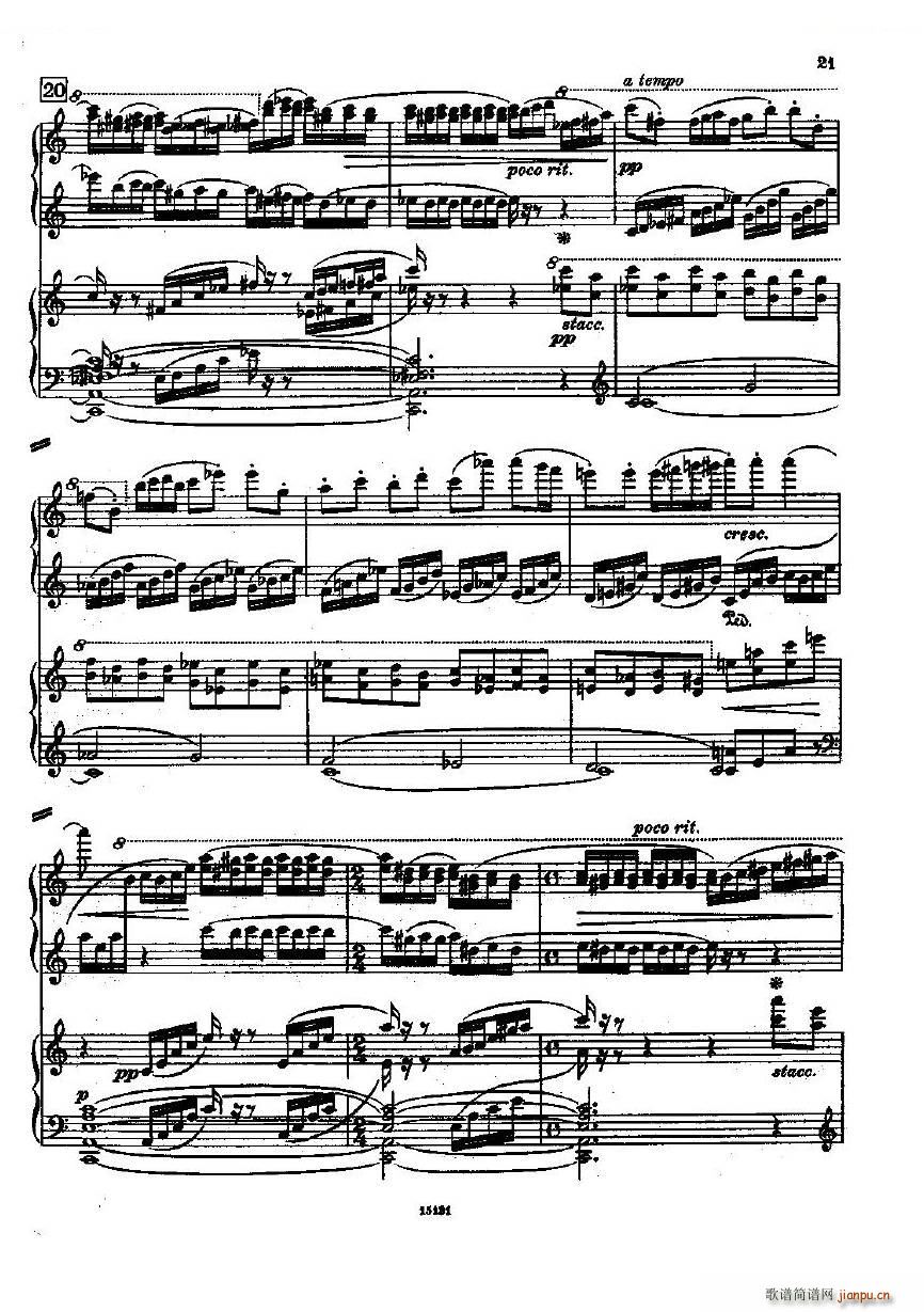 Dohnanyi Variations Nursery Rhyme Op25 一(钢琴谱)21
