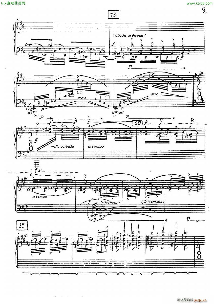 Eckhardt Grammate Sonata no 4(钢琴谱)10